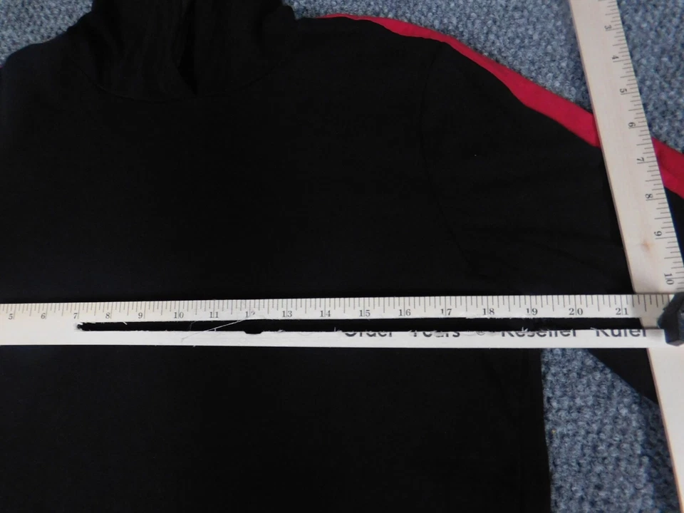 Suéter con capucha negra extra grande Urban Pipeline para niños Foto 4 de 4