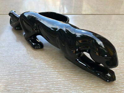 【Vintage】ブラックパンサー 陶器 BLACKPANTHER Large 22