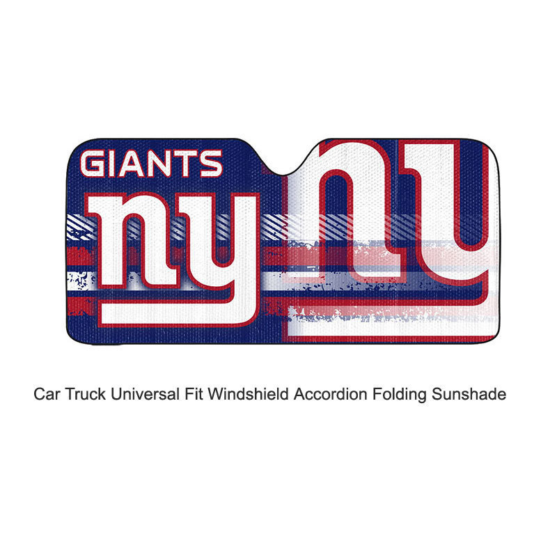NFL New York Giants Car Truck Front Windshield Accordion SunShade Large