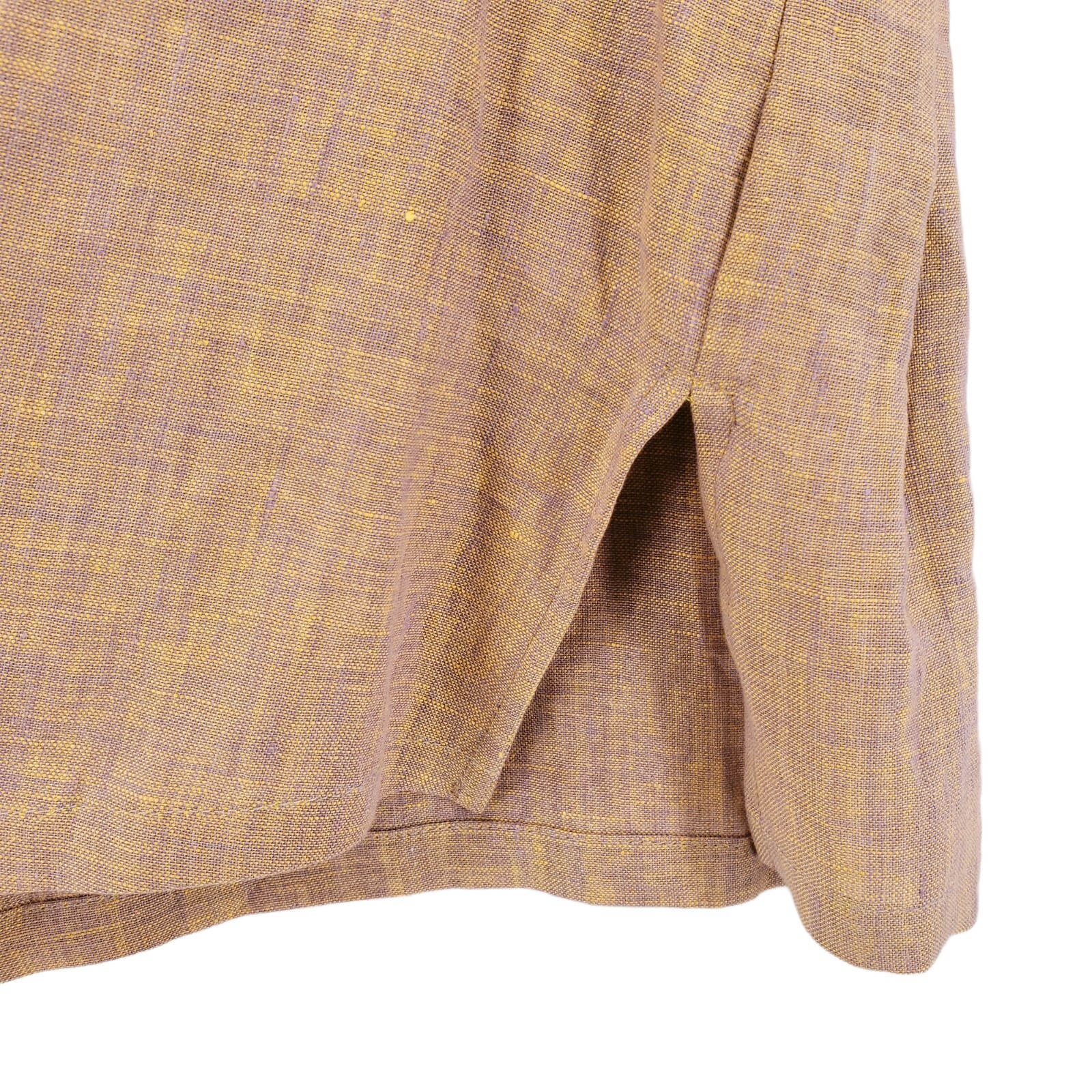 INSERCH 100 Linen Men's Short Sleeve Button Down Shi… Gem