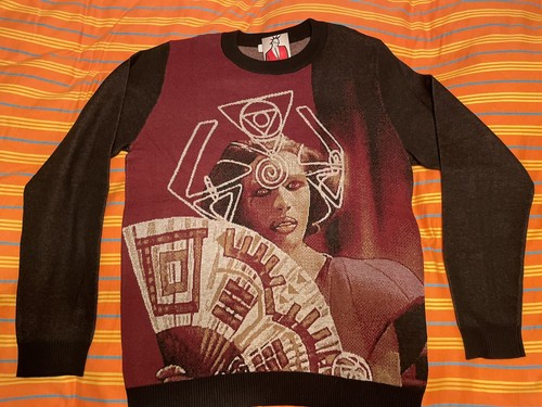 Grace Jones Katrina Vamp Pullover Baumwolle/Poly Blend Gay Haring Spada Horror - Bild 1 von 6