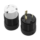 For Nema L6-30P L6-30R YGA017 KIT 30A 250V Male Female Twist Lock 3 Wire Plug