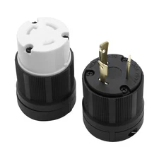 For Nema L6-30P L6-30R YGA017 KIT 30A 250V Male Female Twist Lock 3 Wire Plug