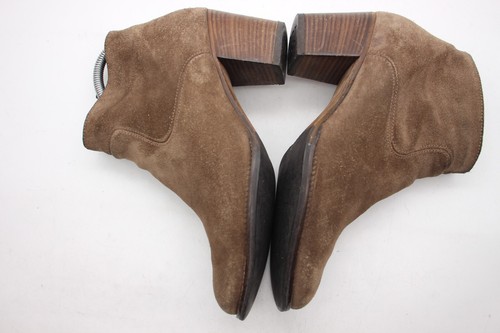 Paul Green Women's Size AU 5.5 Ankle Boots Booties Shoes Brown Suede Zip Up - Picture 8 of 10