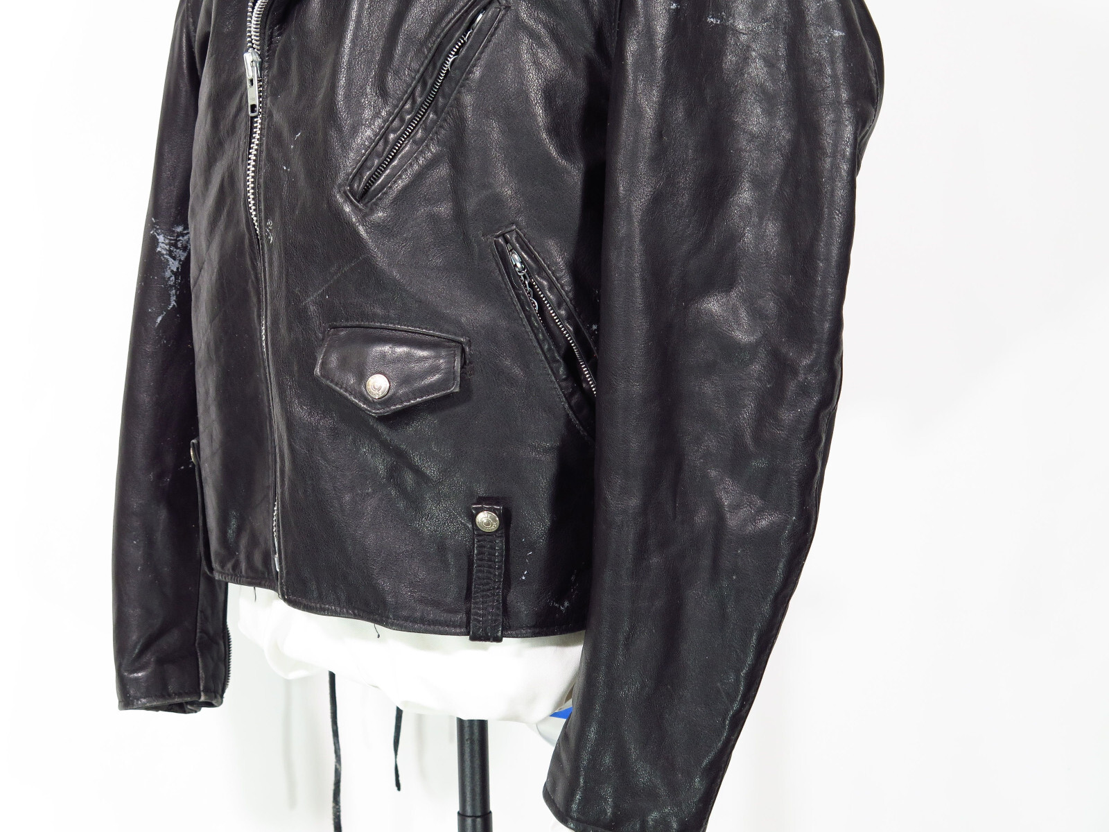 MYTHIQUE BLOUSON PERFECTO SCHOTT USA Vintage 80s T.46 us Biker Motorcycle EUR 450,00 - FR