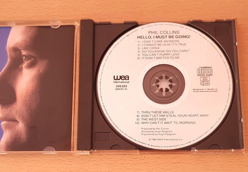 2x CD : PHIL COLLINS - Hello, I Must Be Going CD & Face Value CD +++ TOP +++ - Bild 3 von 4