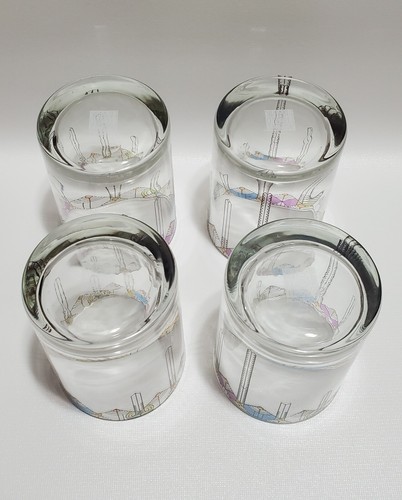 Vintage Frank Lloyd Wright Foundation 14oz DOF Gläser, April Duschen, 4er Set - Bild 9 von 15
