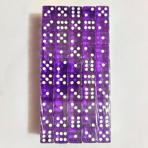 20Pc Transparent Multicolor Six Sided D6 Spot Dice for Board Game Tabletop 16mm - Picture 10 of 44
