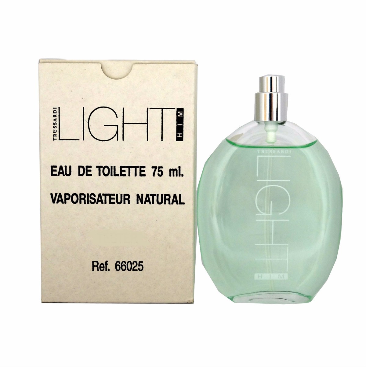 TRUSSARDI LIGHT HIM EAU DE TOILETTE NATURAL SPRAY 75 ML / 2.1 FL