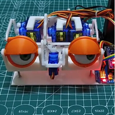 Animatronic Eyes DIY kit,for Arduino Bionic robot SG90 servo Joystick control