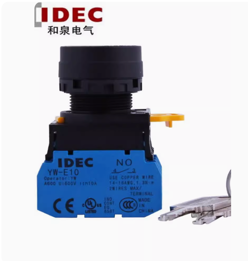 1PC New IDEC Key knob switch YW1K-21BE20 2NO #LL | eBay