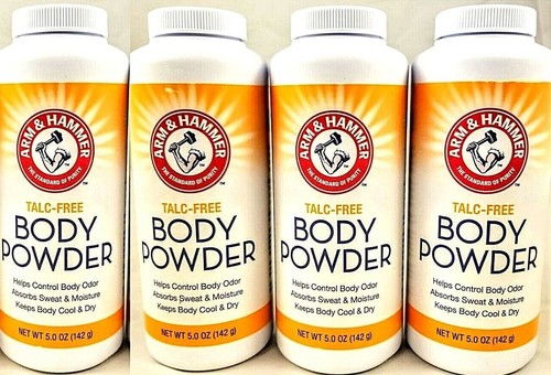 ( LOT 4 ) Arm & Hammer Talc Free Body Powder Odor Control Absorbs Sweat 5 oz New - Picture 8 of 8