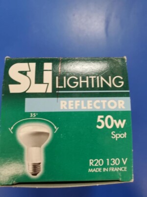 NEW 52 PARTYBULBS SLI 60186 50R20/PK 50W 130V BRASS MED BASE PINK REFLECTOR LAMP