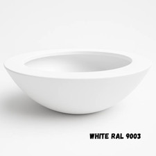 THE CURVY Big 120cm Outdoor Bowl Planter EXTRA LARGE Garden Pot WATER FEATURE