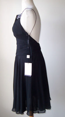 strapless open back dress V-Neck Long Sequin-Print Prom Dress with Open Back Black / 12 main image 0