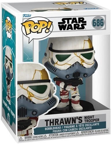 Funko Pop! Star Wars Ahsoka Thrawn's Night Trooper Blue Figure 686 + Protector