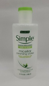 simple micellar water makeup remover