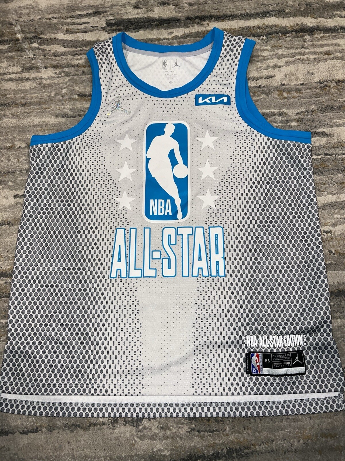 NWOT Damian Lillard 2022 NBA All Star Swingman Jersey Nike Jordan Size 56 2XL thumbnail 2