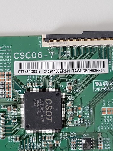 Carte T-CON CSC06-7 / ST6451D08-5 TV TCL - Photo 2/7