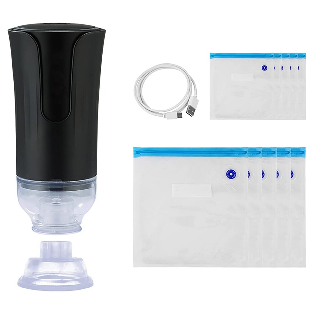 Electric Handheld Vacuum Sealer&Reusable Vacuum Food Storage Bags,  Vacuum9427