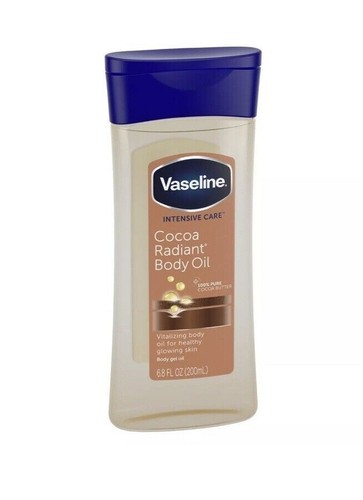 Vaseline Intensivpflege Kakao Radiant Body Gel Öl, 6,8 Unzen - 2er-Pack - Bild 7 von 8
