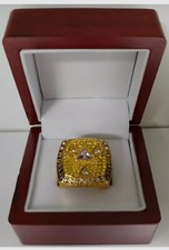 Shaquille O'Neal- 2002 Los Angeles Lakers Championship Ring W Wooden Display Box