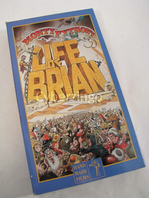 Monty Python's Life Of Brian VHS Tape Hand Made Films
