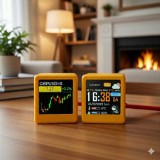 PRO Smart Display Crypto, Stocks, Ticker Weather Clock, Currency  WiFi Gadget