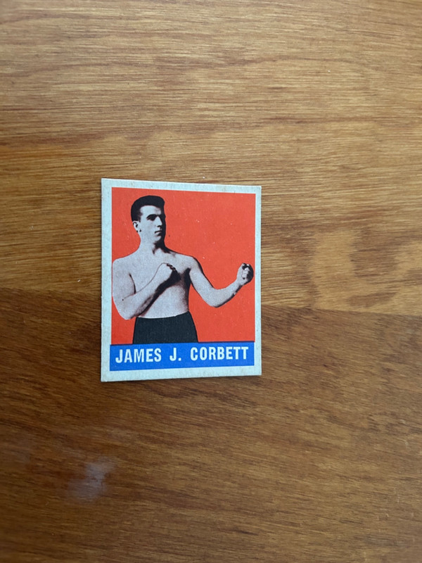 RARE 1948 LEAF Boxing Card JIM CORBETT #55 NM