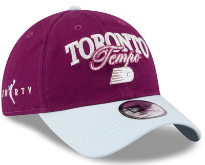 Men's New Era Bordeaux/Hydrogen Blue Toronto Tempo Tip-Off Casual Classic Hat