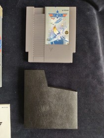 Top Gun NES Nintendo Entertainment System 1987 Video Game Complete W/Box 5 Screw