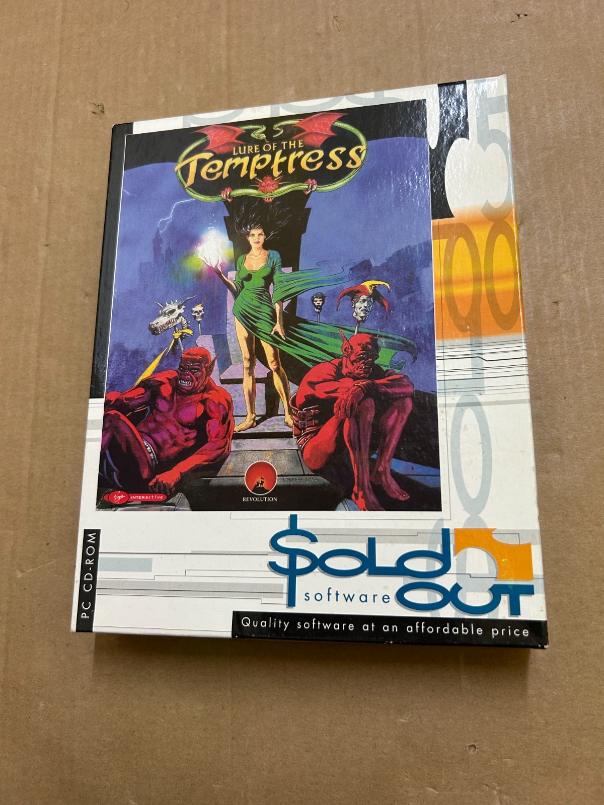 LURE OF THE TEMPTRESS (1992) PC CD-ROM game BIG BOX - Free P+P