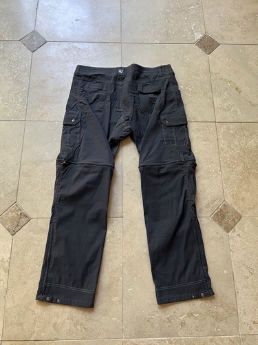 Kuhl Mens Gray Renegade Convertible Cargo Pants Size 40 - Picture 3 of 5