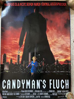Filmplakat original gerollt Candyman s Fluch 59x83,5