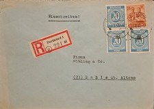 T&uuml;te  07/18   Umschlag aus D&uuml;sseldorf  1947