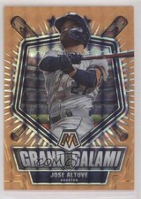 2022 Panini Mosaic Grand Salami Fluorescent Orange Prizm 95/99 Jose Altuve 11gb