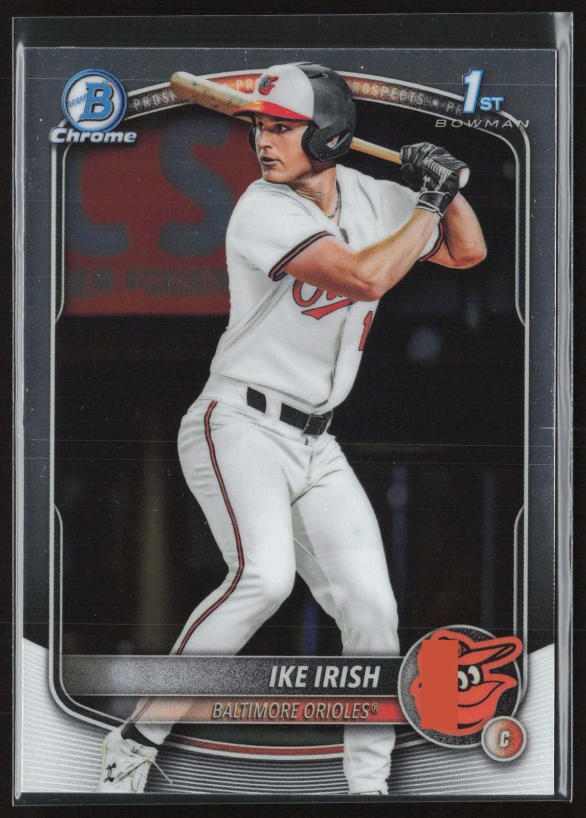 2025 Bowman Draft Ike Irish Chrome Baltimore Orioles #BDC-16 1st Prospect