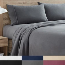 Sweet Home Collection Solid Flannel Sheets Warm and Cozy