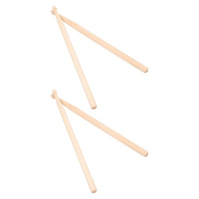 2 Pairs Performance Drum Stick Mallets Maple Children's Drumsticks