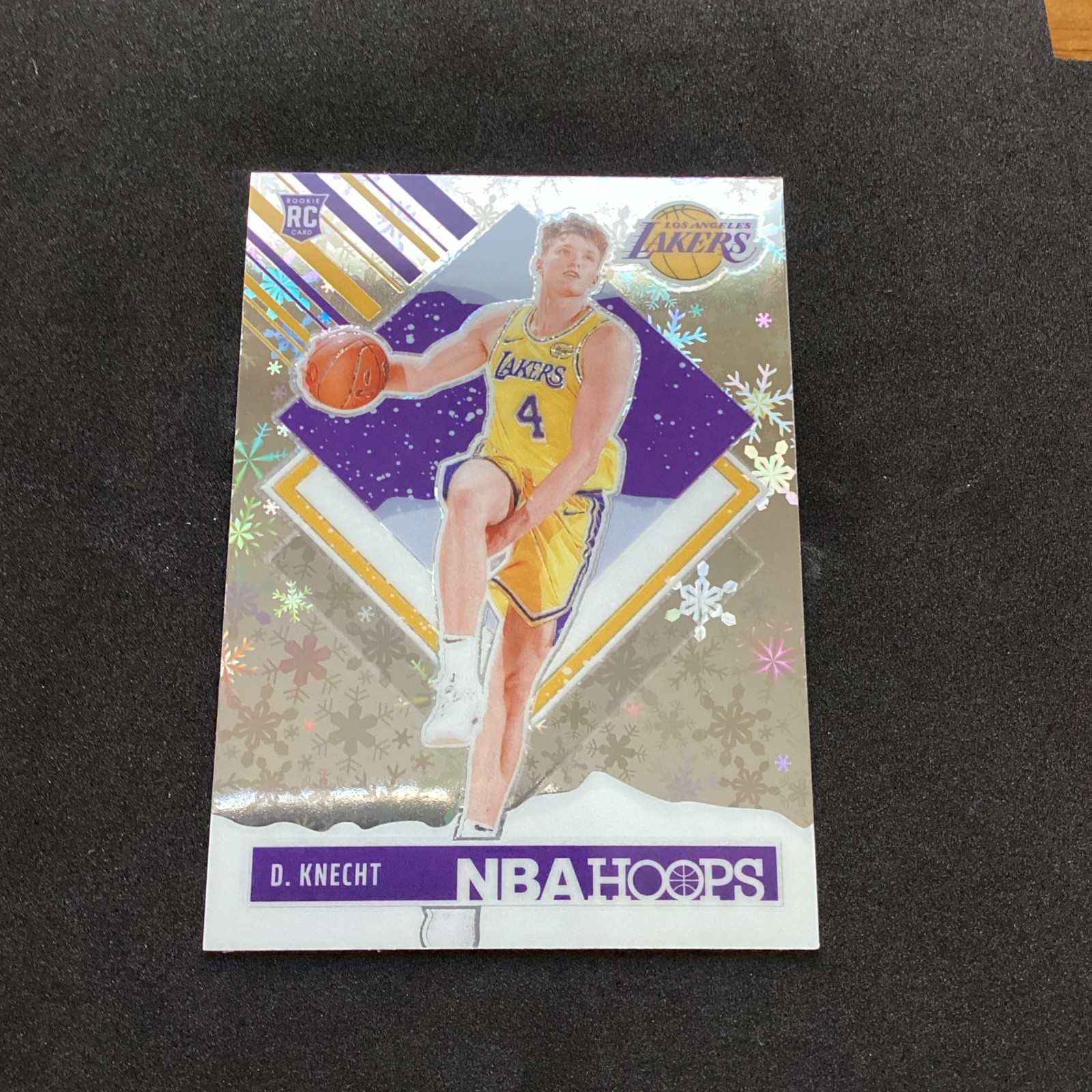2024-25 Panini Nba Hoops - Dalton Knecht #294 Premium Winter Tribute Prizm (RC)