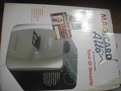 New Magicard Alto Std M9006-380E ID Card Printer in retail box