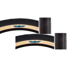 Pack of 2 SE Bikes Speedster 29x2.8 Clincher Wire TPI Black/Tan Reflective BMX