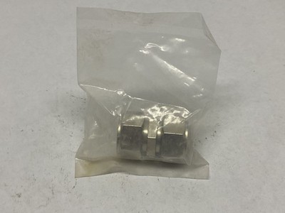 NOS IPEX 1/2  x 1/2  Duratec Nickle Plated Coupling Airline Fitting 438021