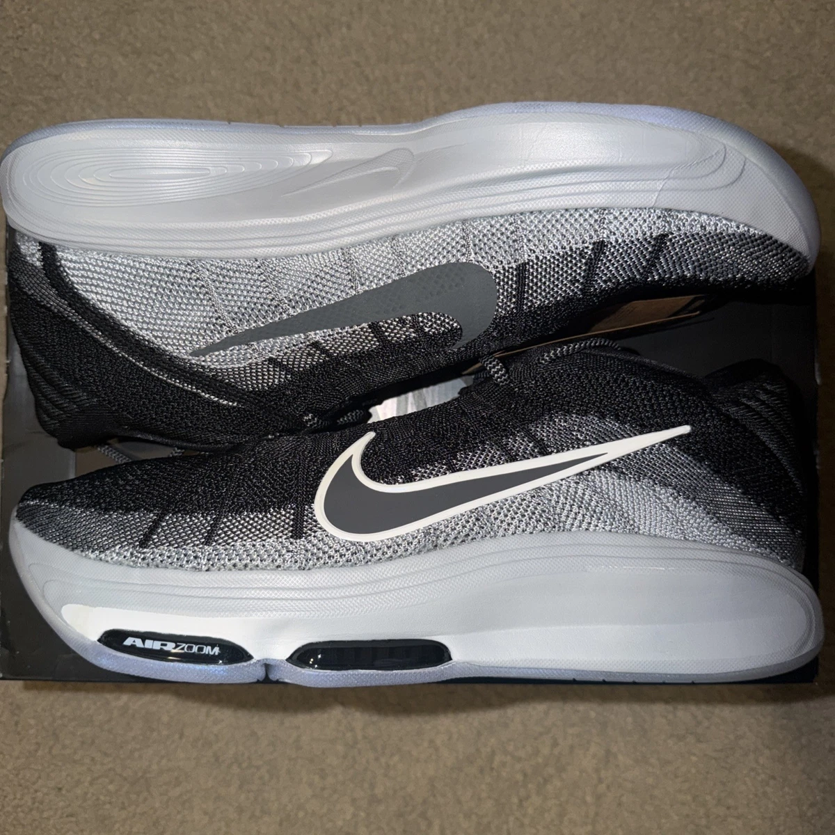 Nike Air Zoom GT Hustle 3 Black Wolf Grey for Sale | Authenticity