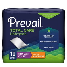 Prevail Total Care Underpad Heavy Absorbency 30X30" 120 ct