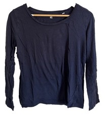 Stanley/Stella Basic Langarmshirt S blau Rund...