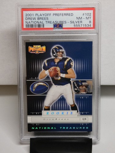 Drew Brees #102 2001 Playoff Preferred card