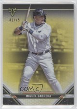 2021 Topps Triple Threads Citrine 41/75 Miguel Cabrera #12 0a8t