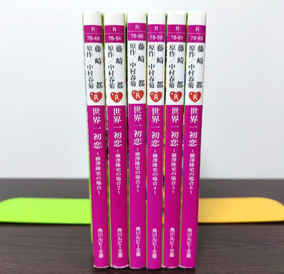 Sekaiichi Hatsukoi Yokozawa Takafumi no Baai Japanese Light Novel Set Vol.1-6