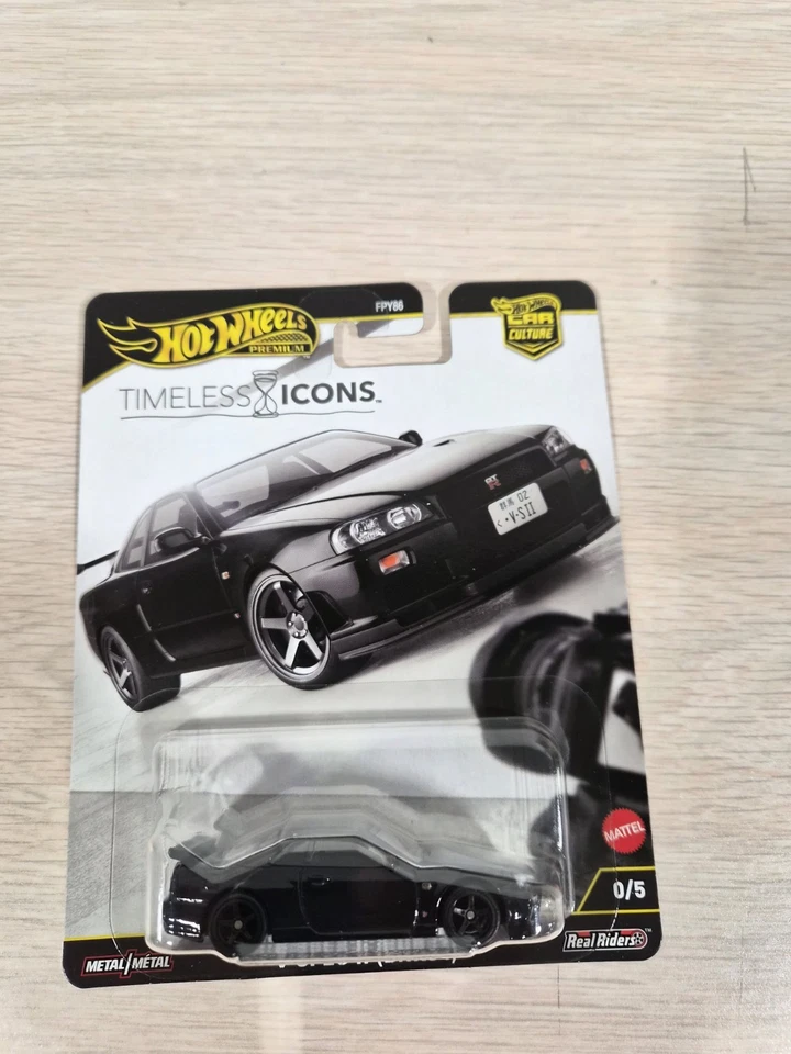 Hot Wheels 2025 Timeless Icons CHASE V-Spec II Nissan Skyline GT-R R34 - 0/5 NEW - Image 3 of 4